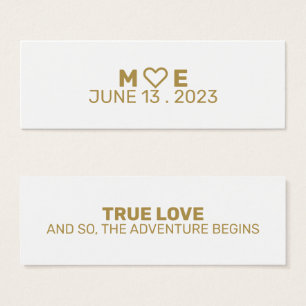 Wedding Favor Bookmark