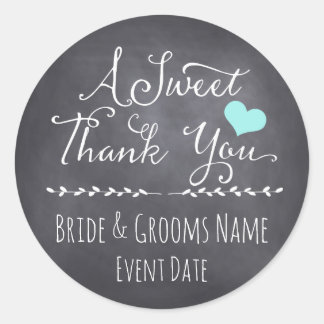 WEDDING FAVOR STICKER | A Sweet Thank You
