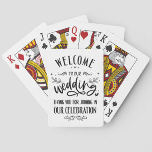 Wedding Favors Playing Cards