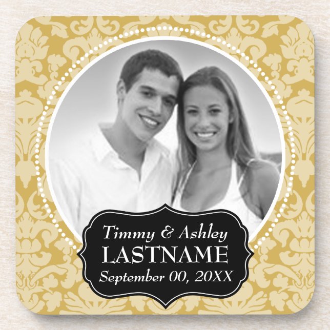 Wedding Favour - Anniversary Keepsake Coaster (Front)