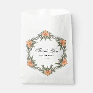 Wedding Favour Bag – Custom Name & Date for Candle