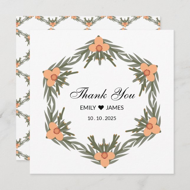 Wedding Favour Bag – Custom Name & Date for Candle Invitation (Front/Back)