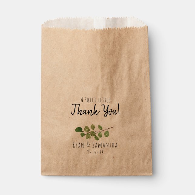 Wedding Favour Bags | A Sweet Little Thank You (Front)