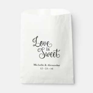 Wedding Favour Bags - Love is Sweet
