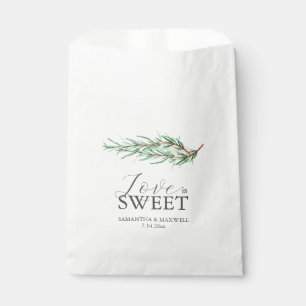 Wedding Favour Bags Love Is Sweet Rosemary