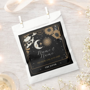 Wedding Favour Bags Tarot Cards Sun Moon