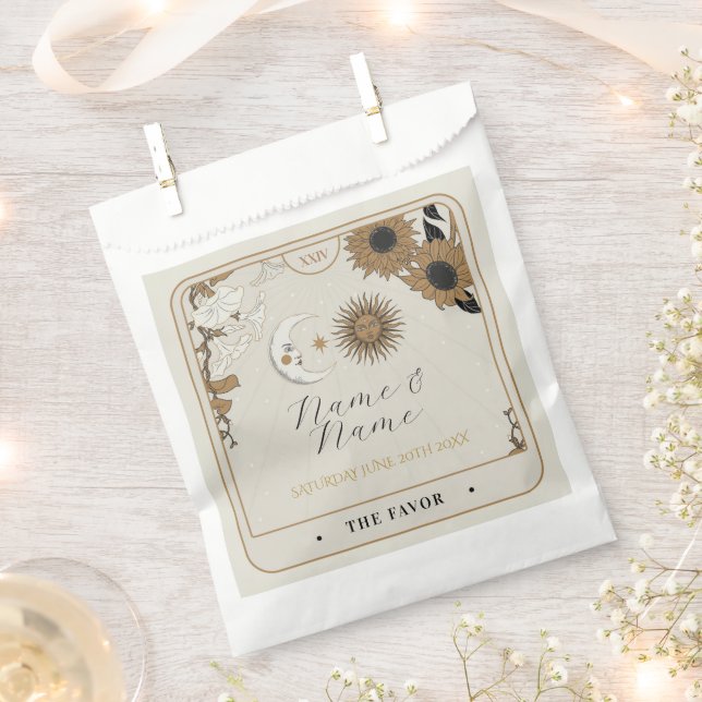 Wedding Favour Bags Tarot Cards Sun Moon (Clipped)