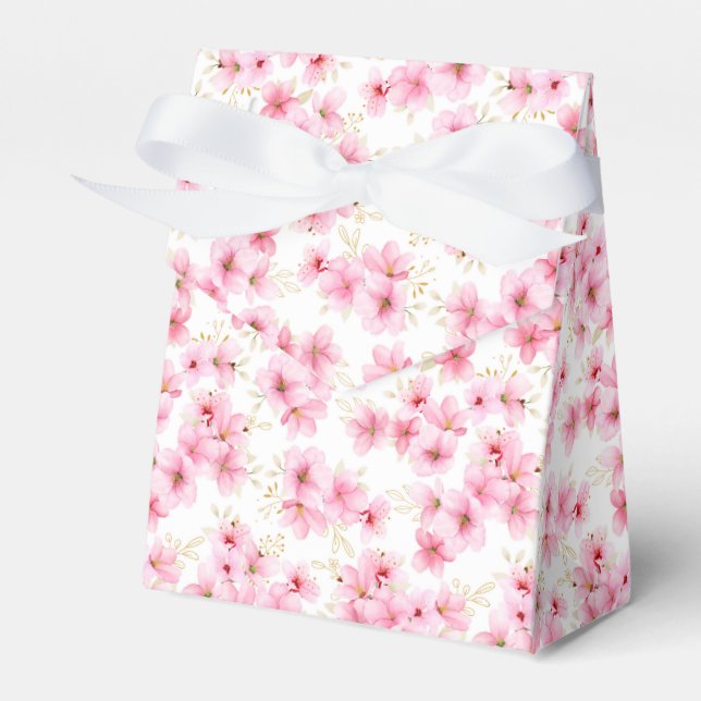 Wedding Favour Box-Flowers Favour Box (Front Side)