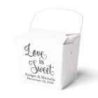 Wedding Favour Box - Love Is Sweet