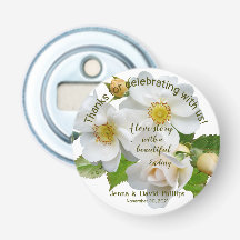 Wedding Favour Elegant Roses Full Bloom