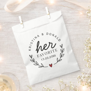 Wedding Favour Her Favourite Bags