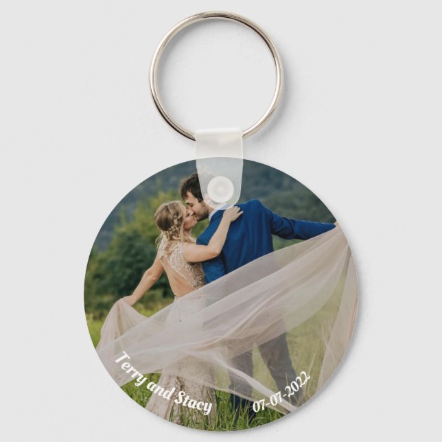 Wedding Favour Keychain (Front)