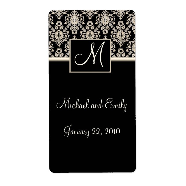 Wedding Favour Labels (Front)