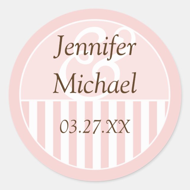 Wedding Favour Labels (Front)