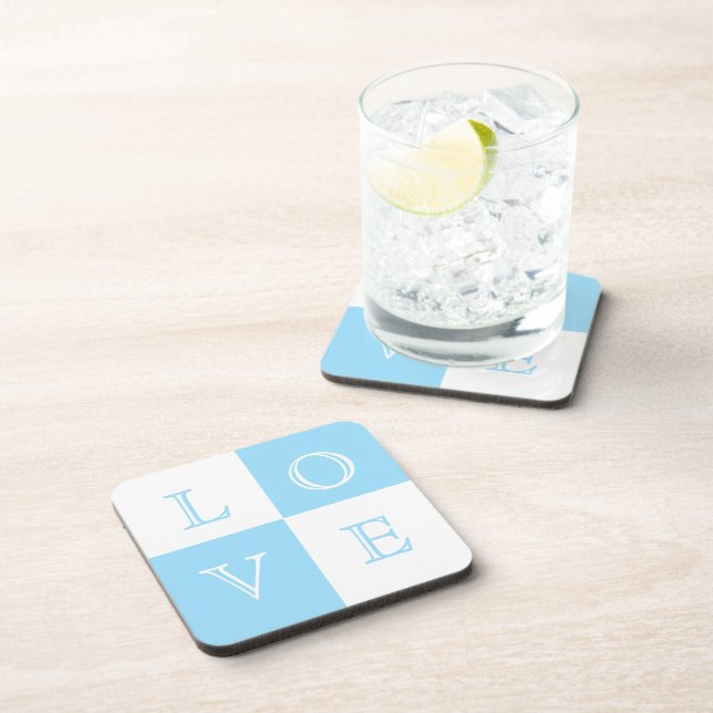Wedding Favour Love Coaster Set (Right Side)