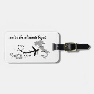 Wedding Favour Luggage Tags for destination weddin