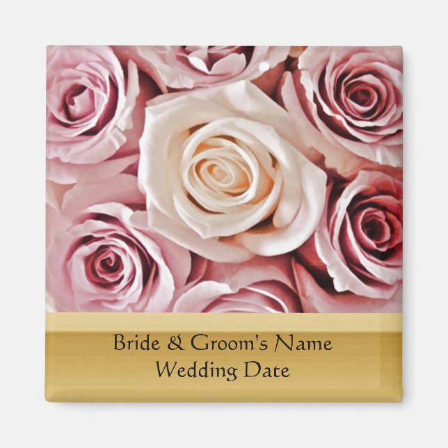 Wedding Favour Magnet Template (Front)