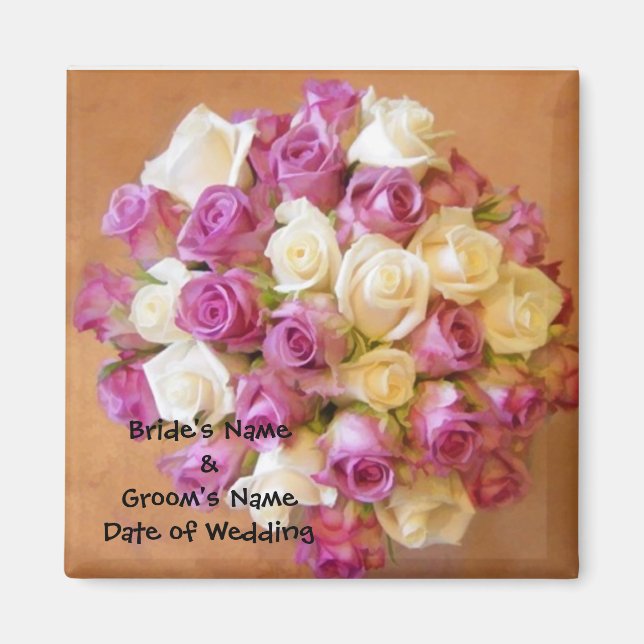 Wedding Favour Magnet Template (Front)
