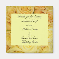 Wedding Favour Magnet Template