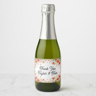 Wedding favour mini bottle labels