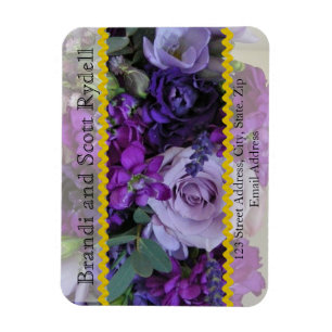 Wedding Favour Personalised Magnet Template