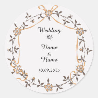 Wedding favour stickers