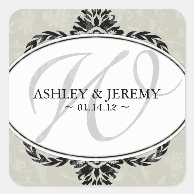 Wedding Favour Stickers (Front)