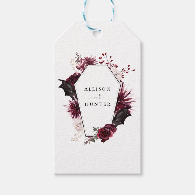 Wedding Favour Tag | Halloween (Front)