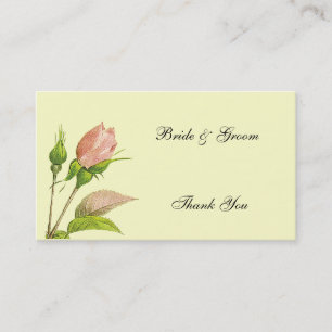 Wedding Favour Thank You Custom Business Cards