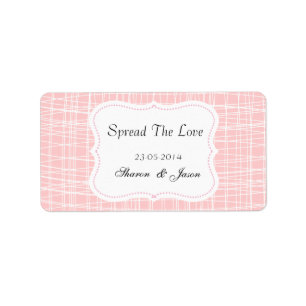 Wedding Favours Jam Jar Labels Spread The Love
