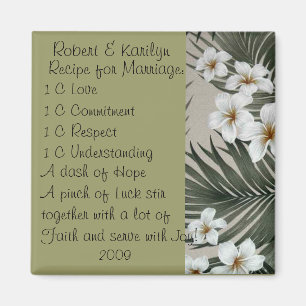 Wedding Favours Magnet