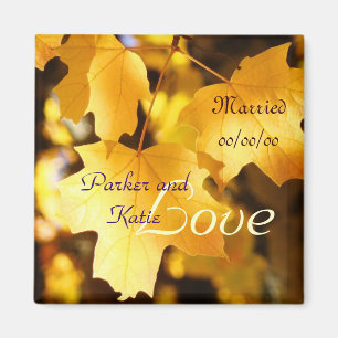 Wedding Favours magnets Bride Groom Love Married