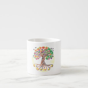 wedding favours mandala trees of life espresso cup