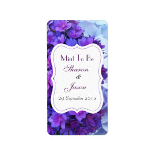 Wedding Favours Mint Sweet Labels Mint To Be