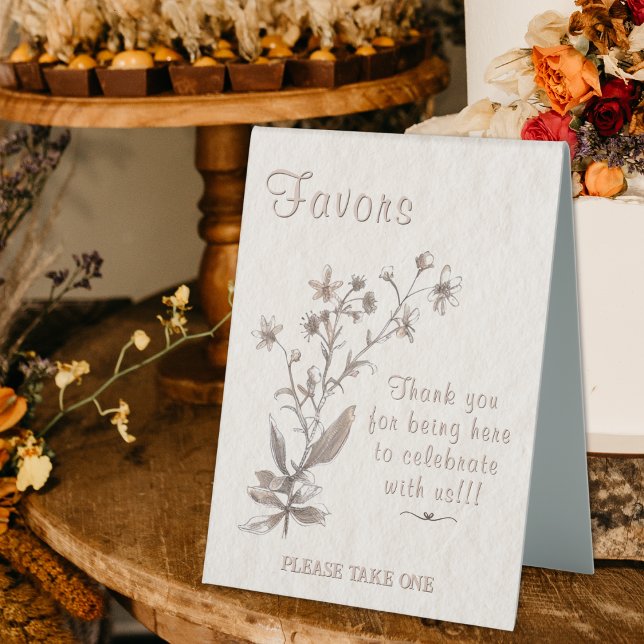 Wedding Favours Rustic Boho Wildflowers  (Creator Uploaded)