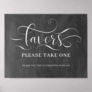 Wedding Favours Sign - Please Take One