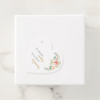 Wedding Favours Tags | Blush Roses