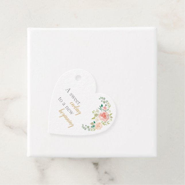 Wedding Favours Tags | Blush Roses (In Situ)