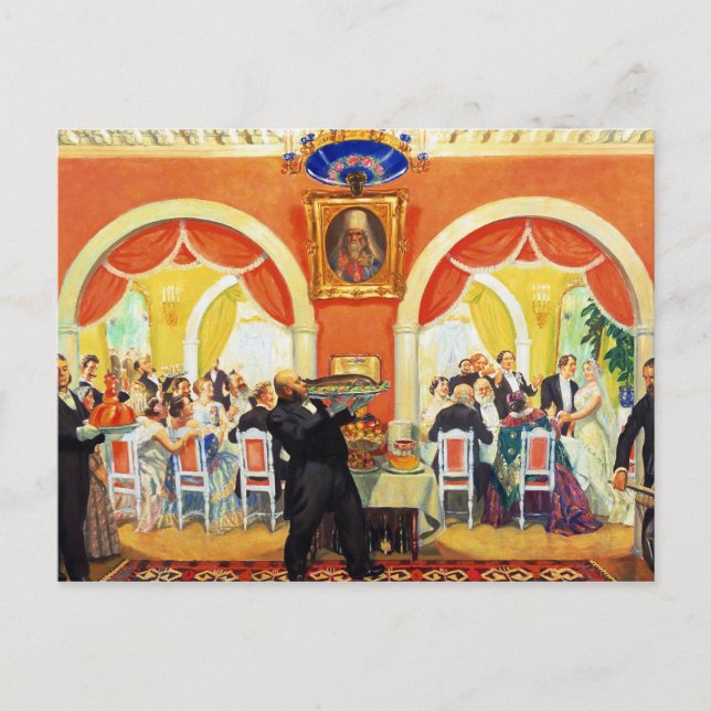 Wedding Feast, 1917 Postcard (Front)