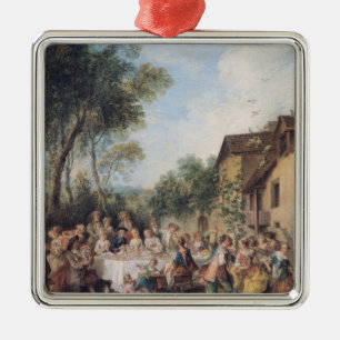 Wedding Feast in the Village Metal Tree Decoration