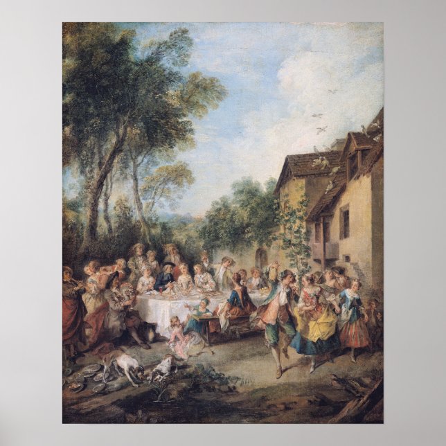 Wedding Feast in the Village Poster (Front)