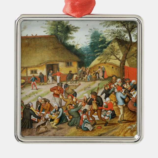 Wedding Feast Metal Tree Decoration (Front)