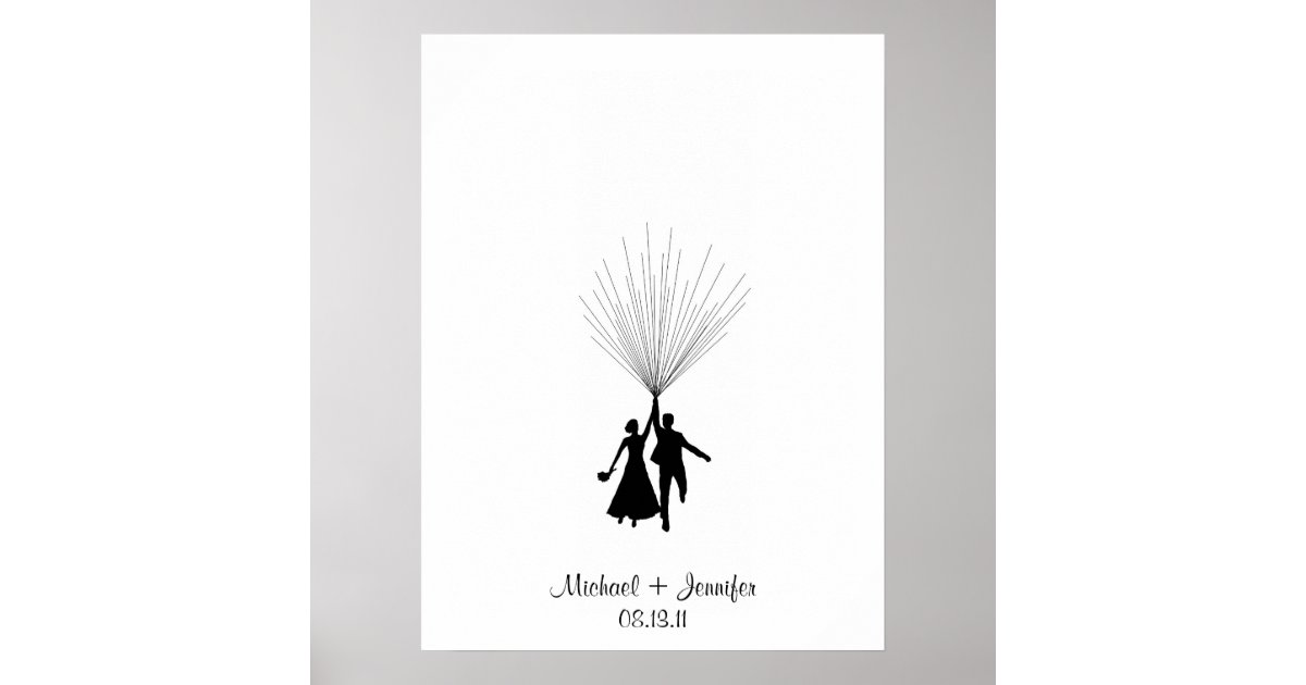 Wedding Fingerprint Balloon Guestbook Zazzle wedding-fingerprint-balloon-guestbook-zazzle