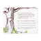 Wedding Fingerprint Tree Instruction Card