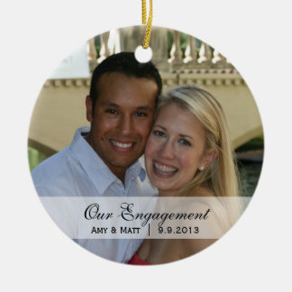 Wedding  |  First Christmas Photo Ornament