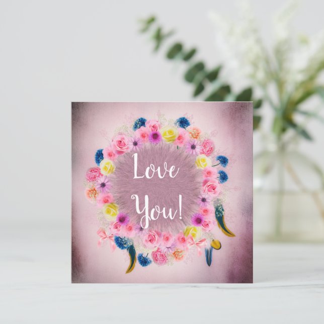 Wedding Flat Greeting Card (Standing Front)