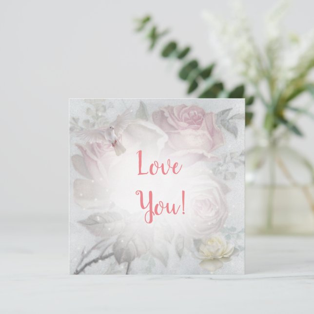 Wedding Flat Greeting Card (Standing Front)