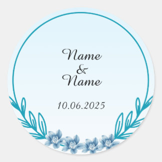 Wedding flavour stickers