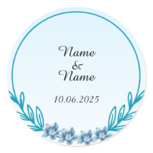 Wedding flavour stickers