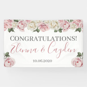Wedding Floral Banner - Wedding Shower